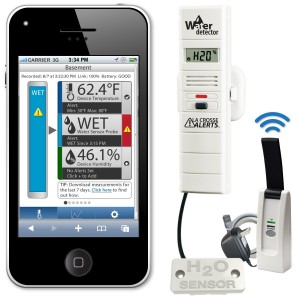 La Crosse Alerts D112.104.E1.WGB Wireless Monitor System Set with Water Leak Probe